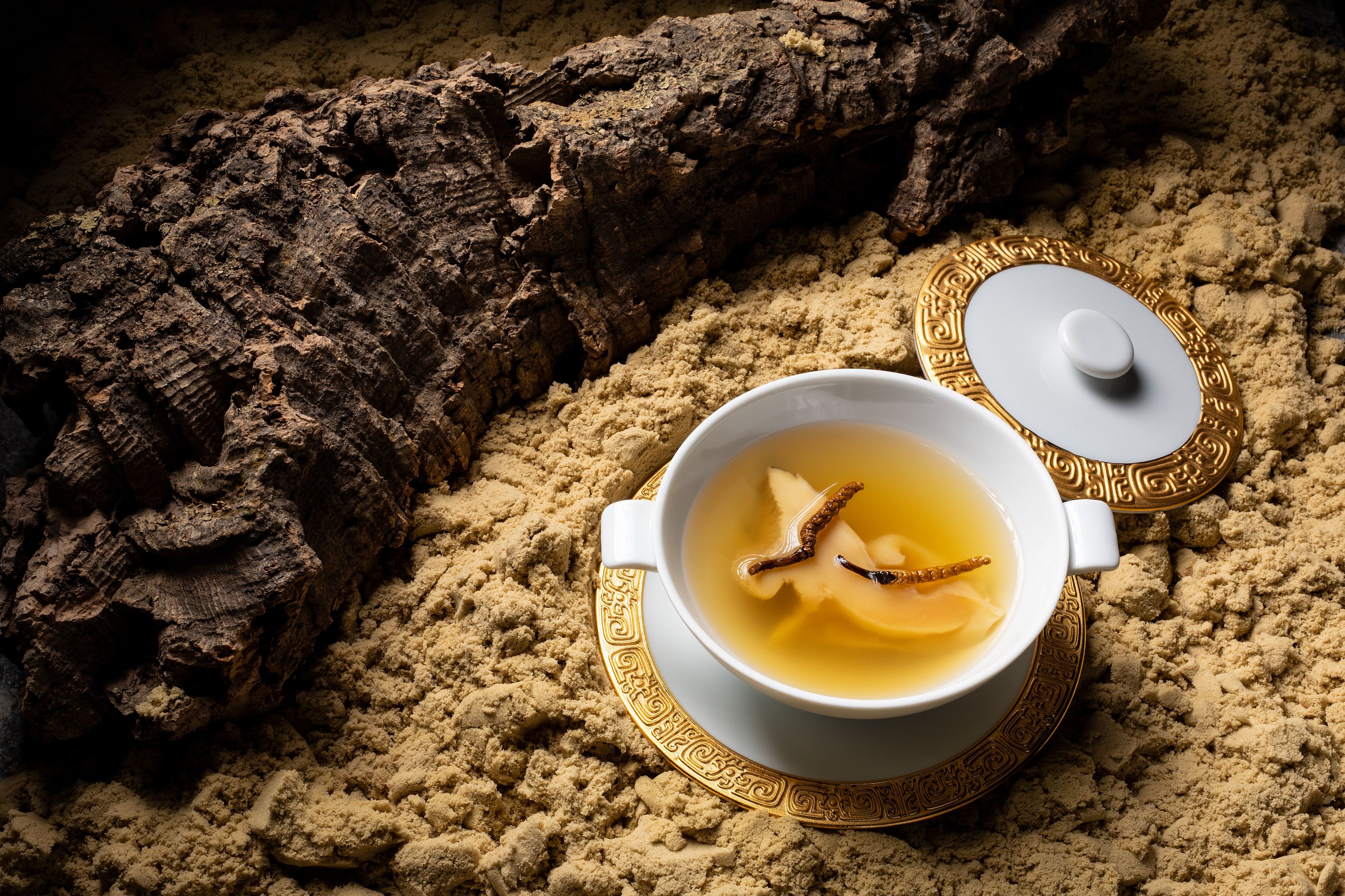 WING - Double-boiled, Fresh Conch, Cordyceps, lemon zest
