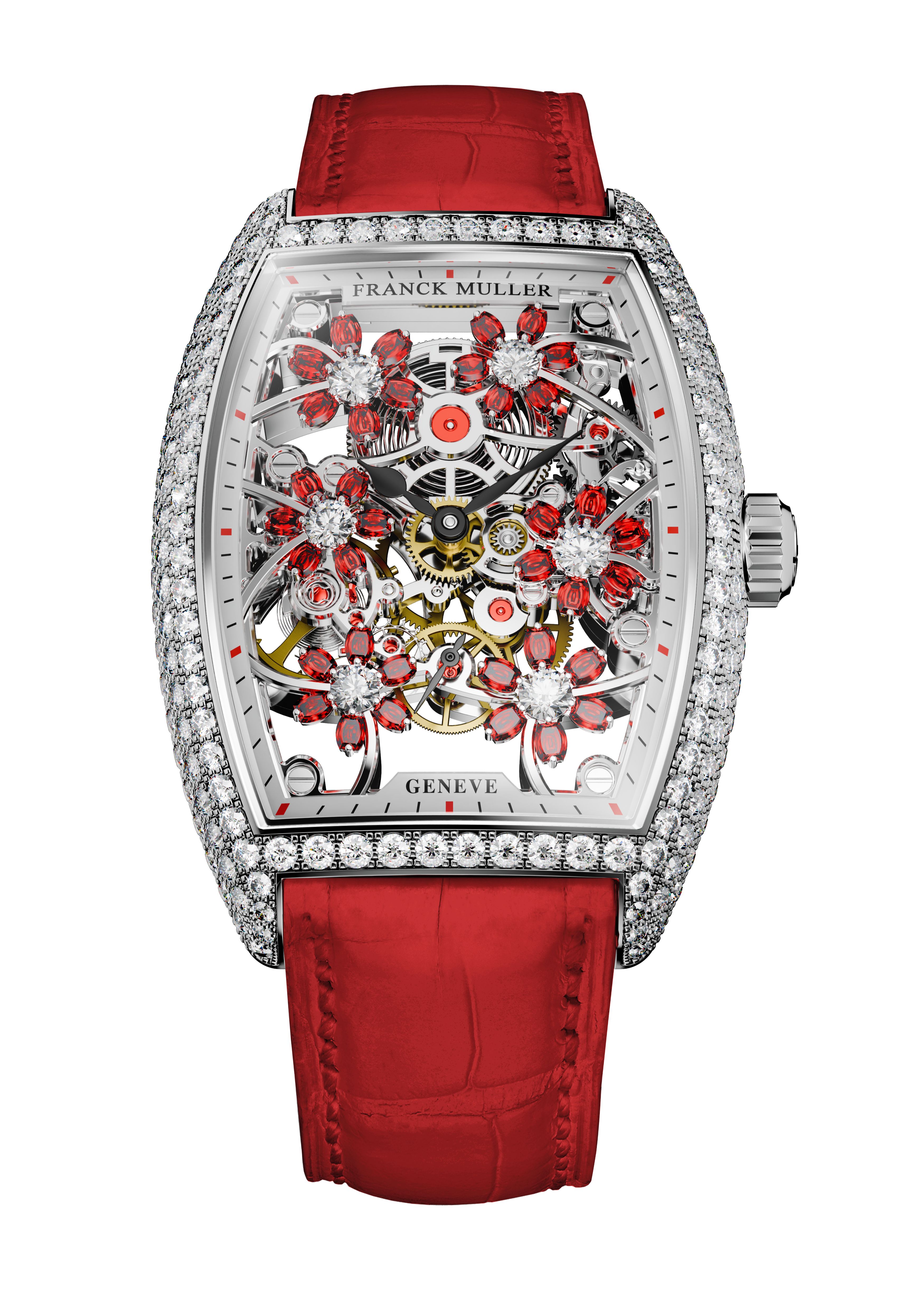 Franck Muller Cintrée Curvex Cut Flower Skeleton