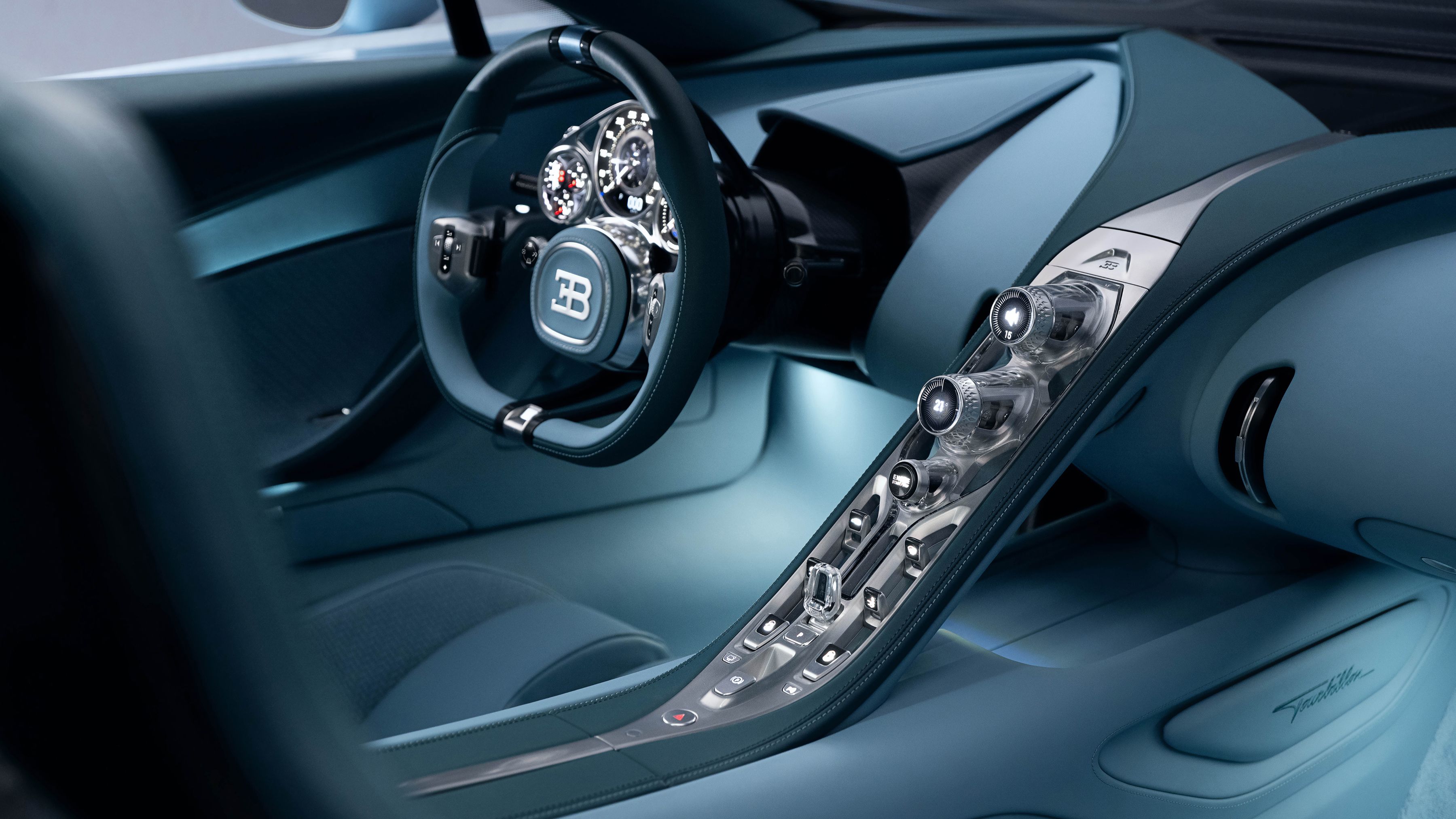 Interior of the Bugatti Tourbillon