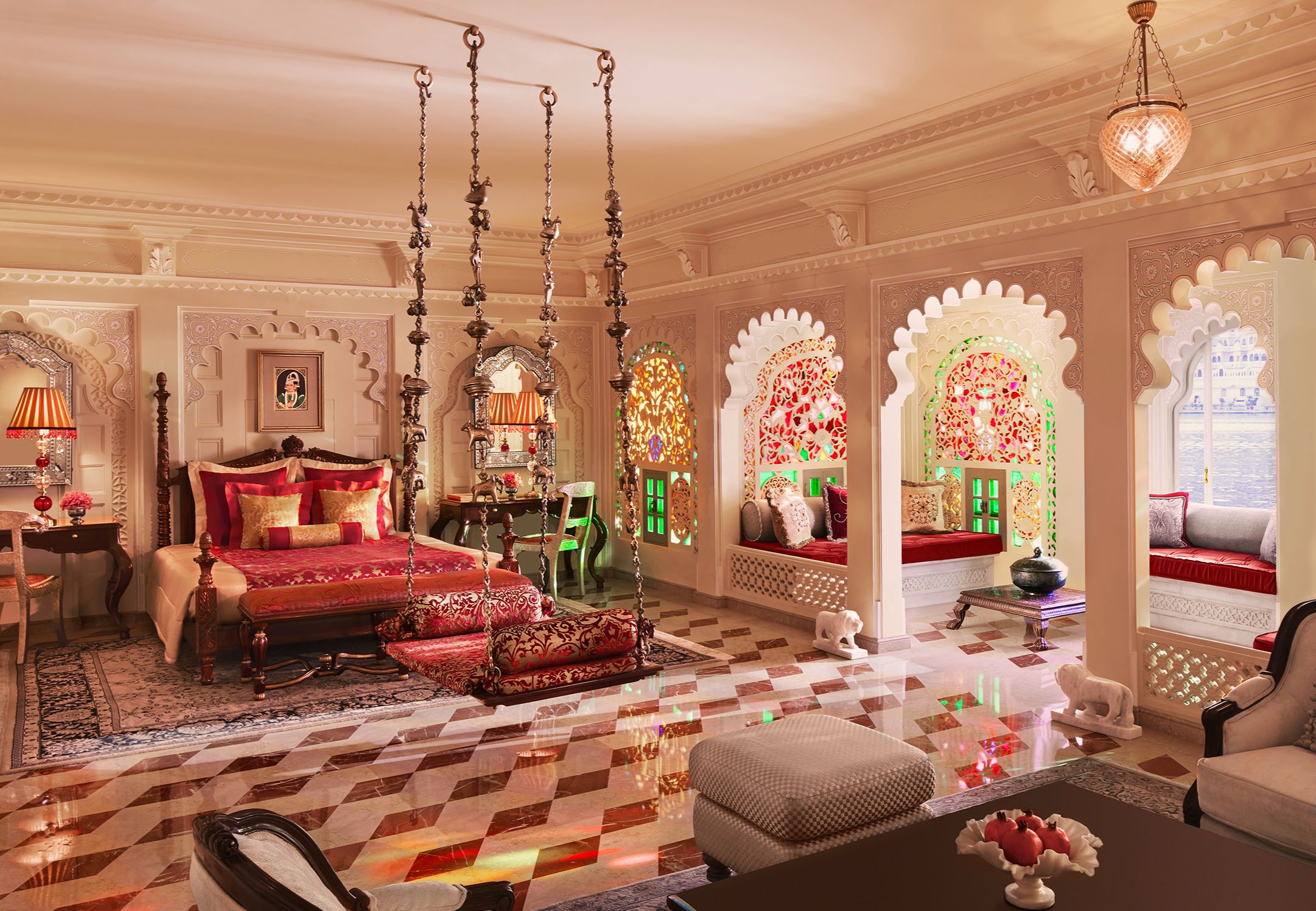 The Taj Lake Palace in Udaipur, India