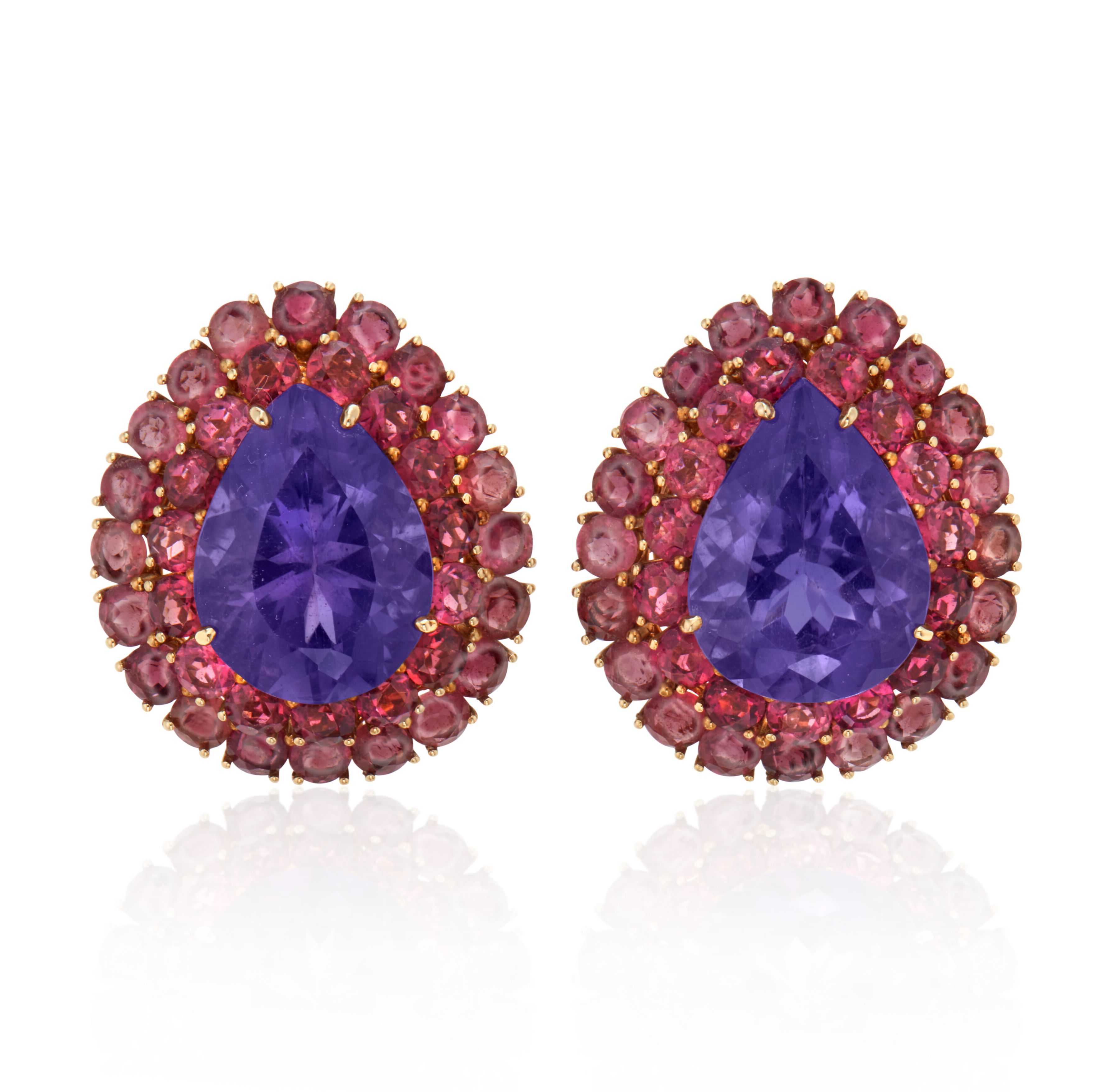 Tiffany & Co, Paloma Picasso Amethyst and Pink Tourmaline earrings, $4,000-6,000