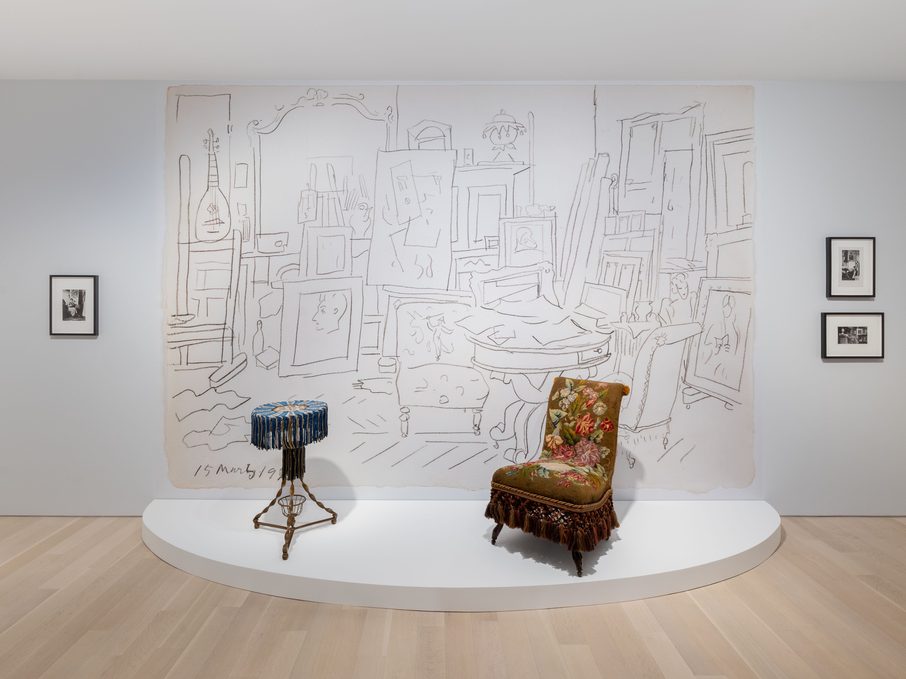 Cécile Degos' scenography transforms museum spaces into immersive environments - Picasso Still life