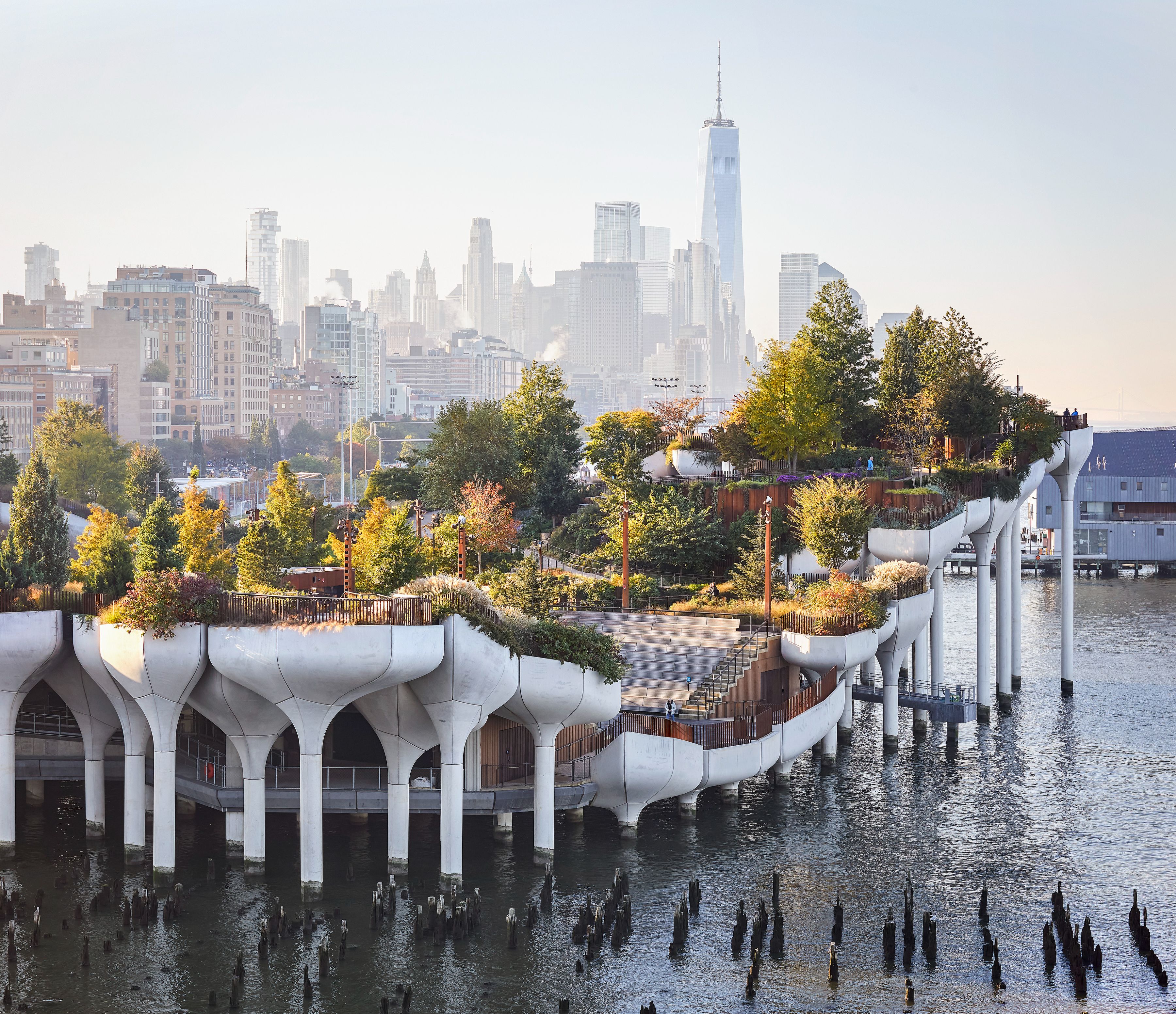 Heatherwick Architects created Little Island, a new public park on the Hudson River that serves as a sanctuary for both people and wildlife.