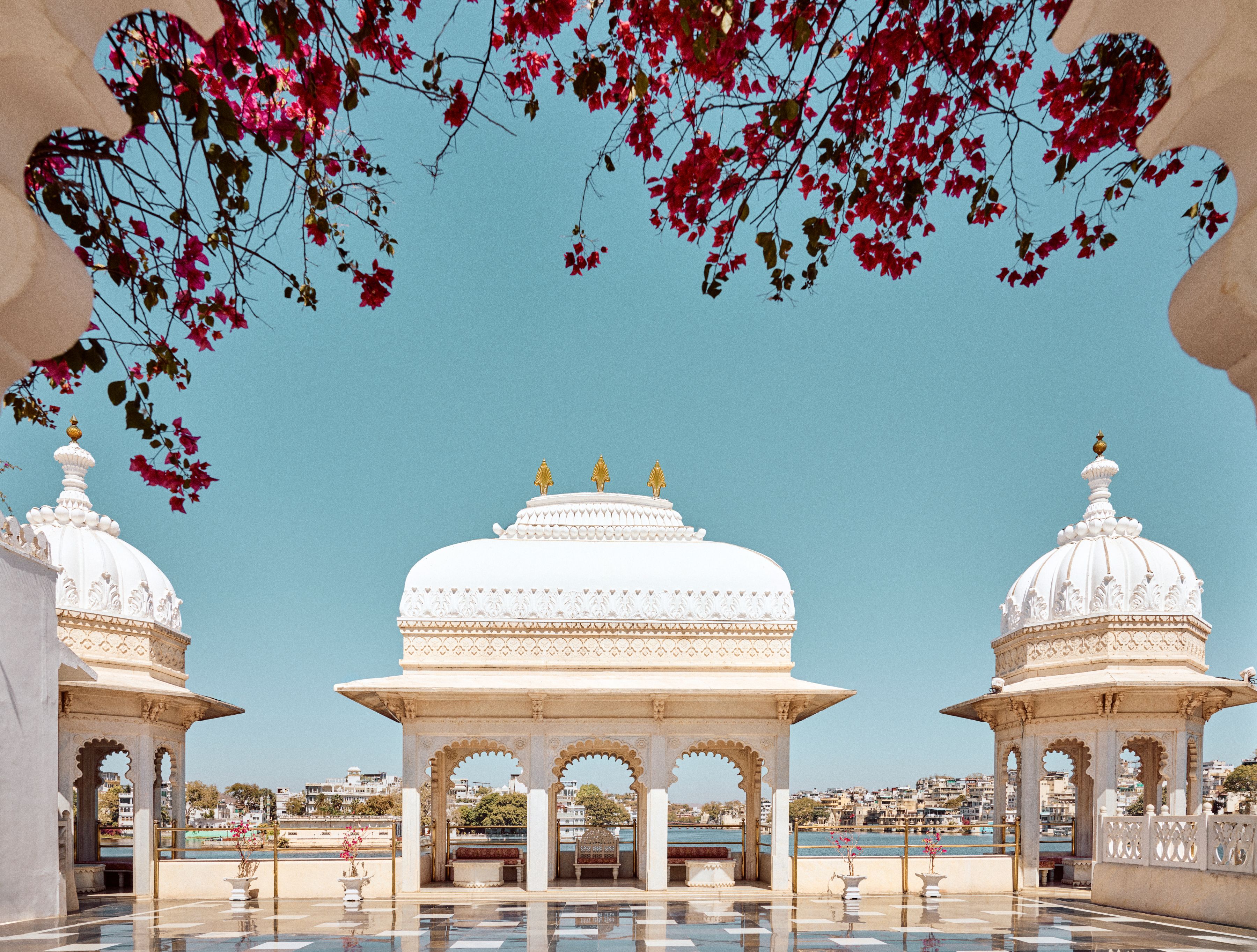 The Taj Lake Palace in Udaipur, India