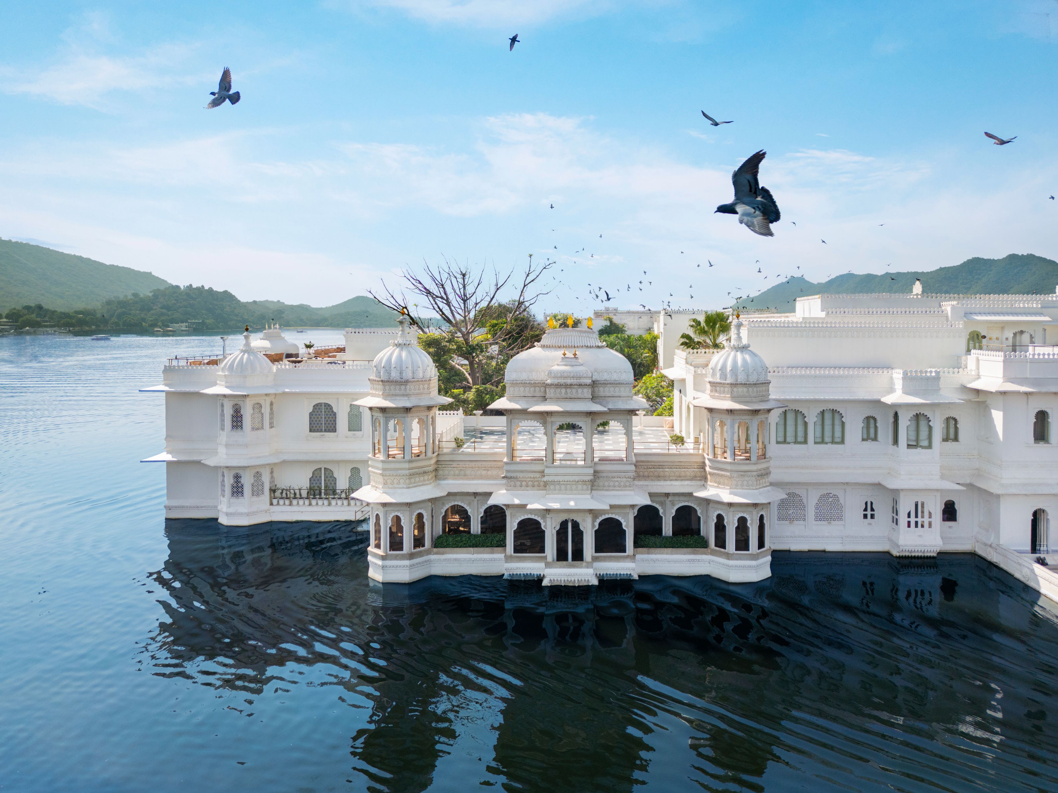 The Taj Lake Palace in Udaipur, India