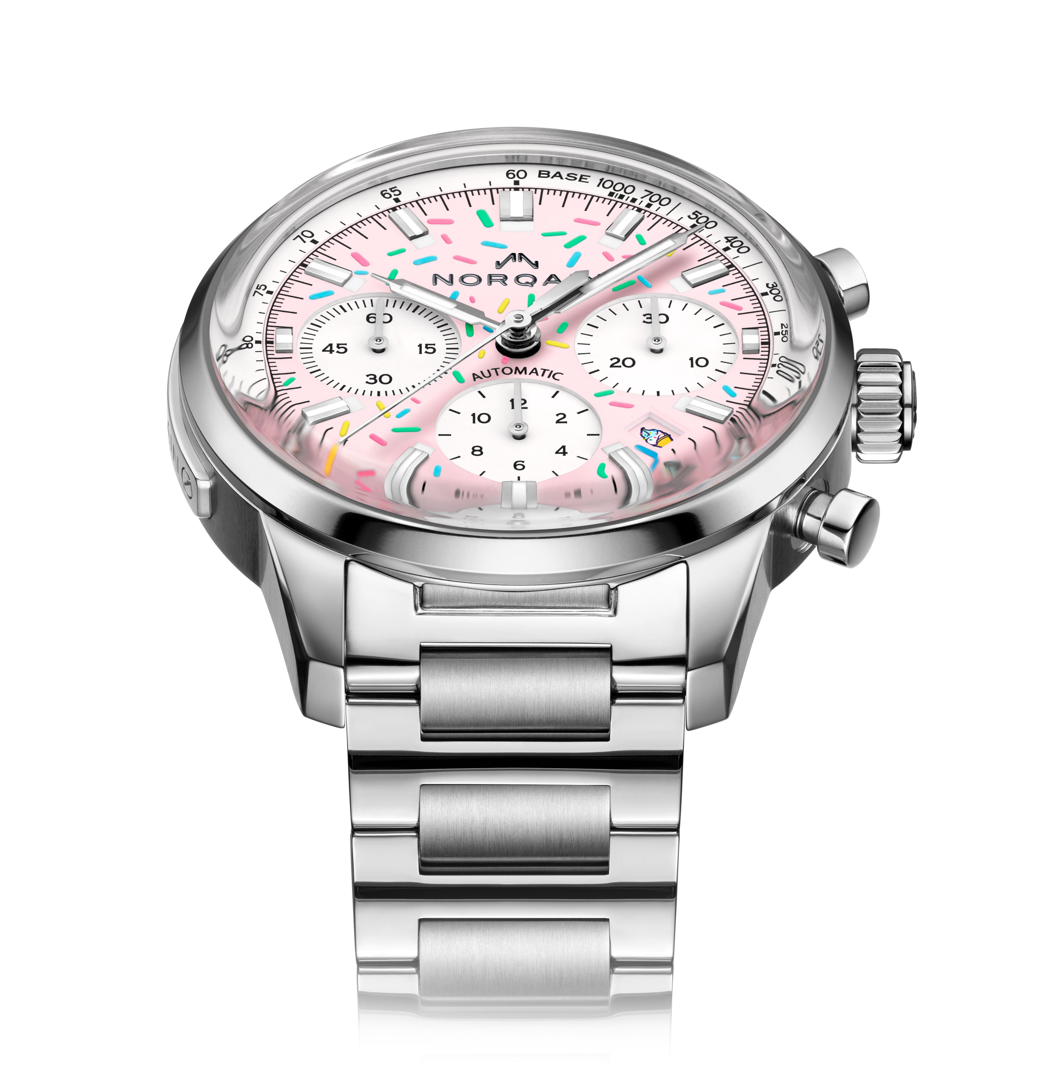 Norqain Freedom Chrono Enjoy Life "Sprinkles" - Pink