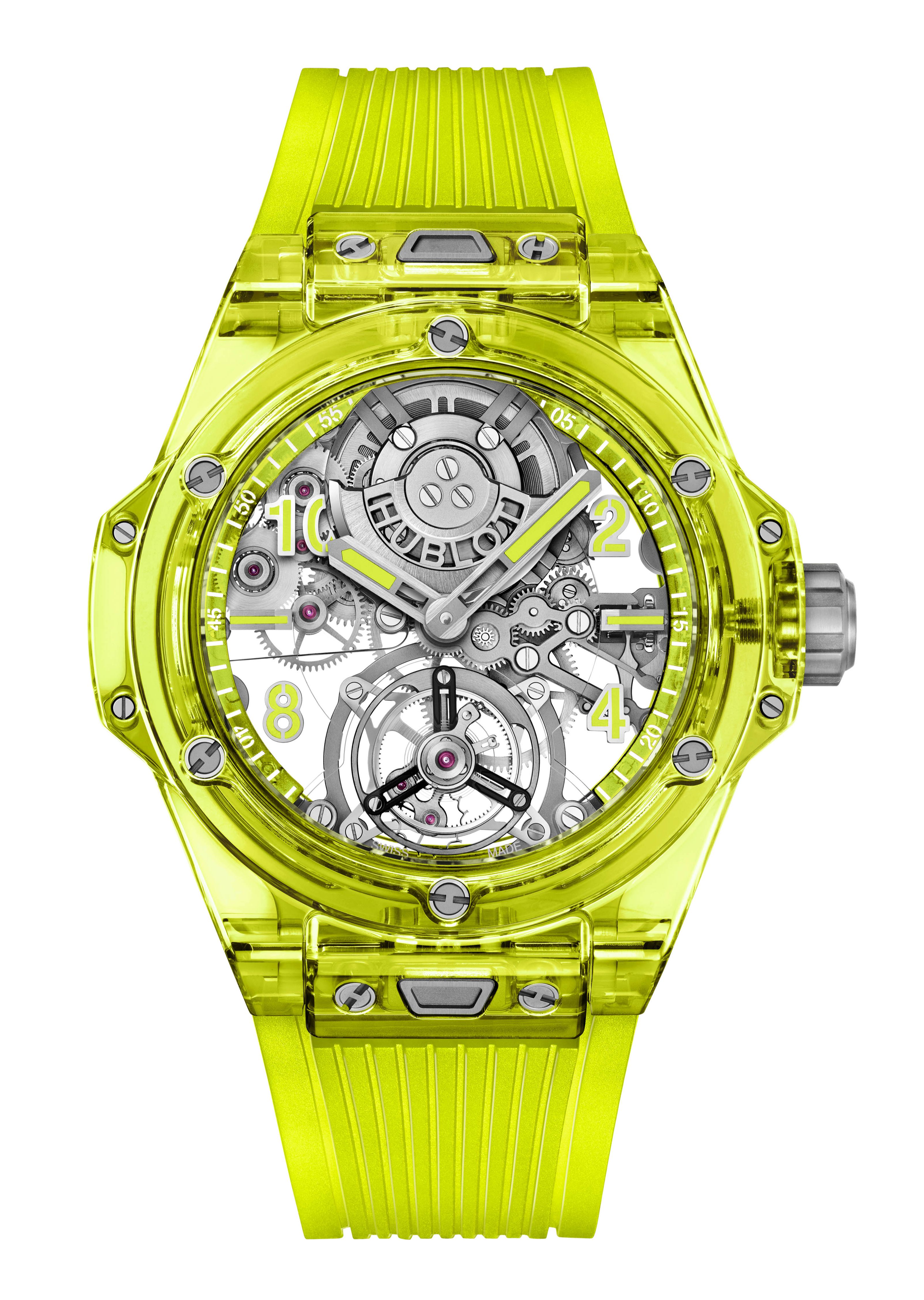 Hublot Big Bang Tourbillion Yellow Neon Saxem