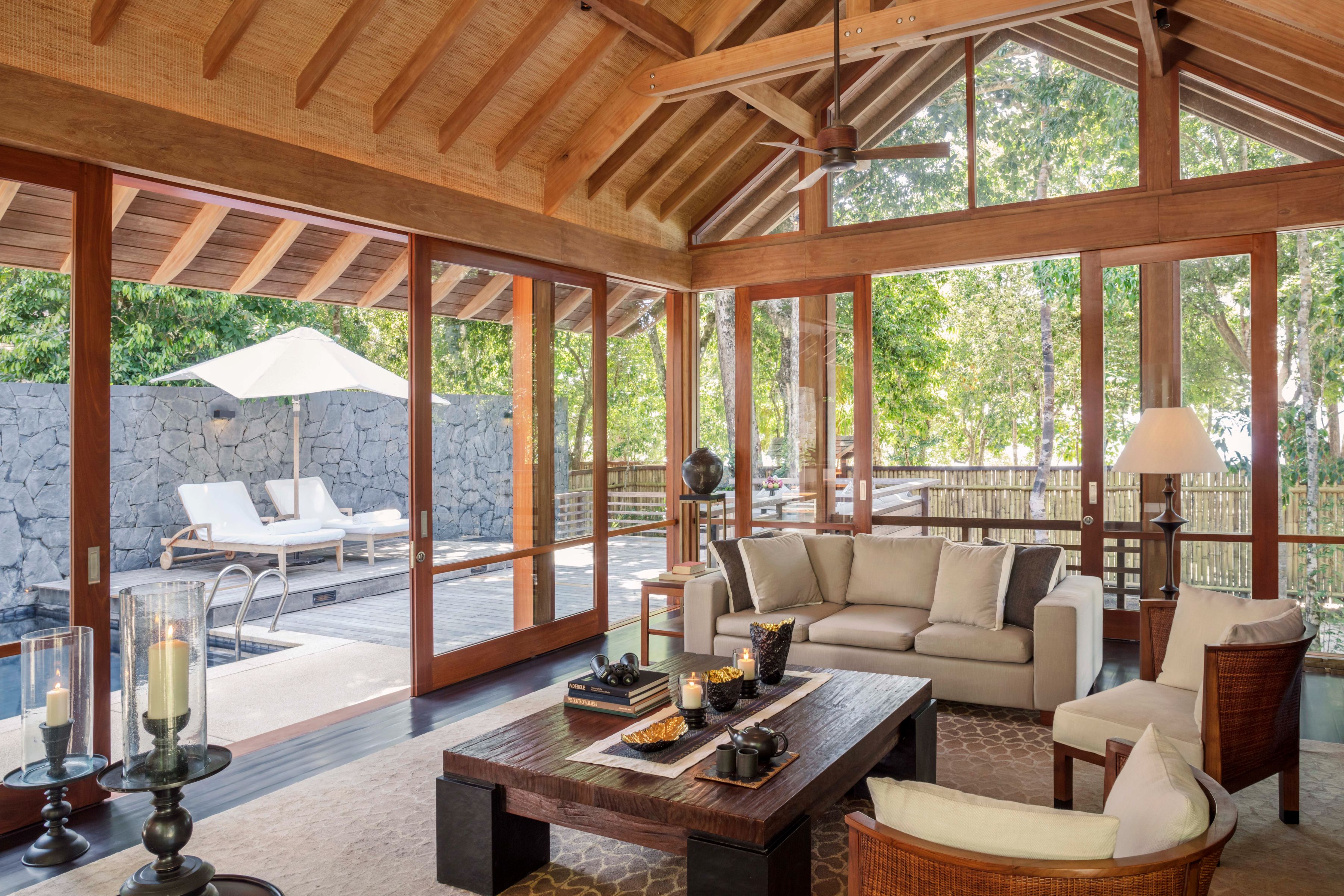 The Datai Langkawi - One Bedroom Beach Villa (living room)
