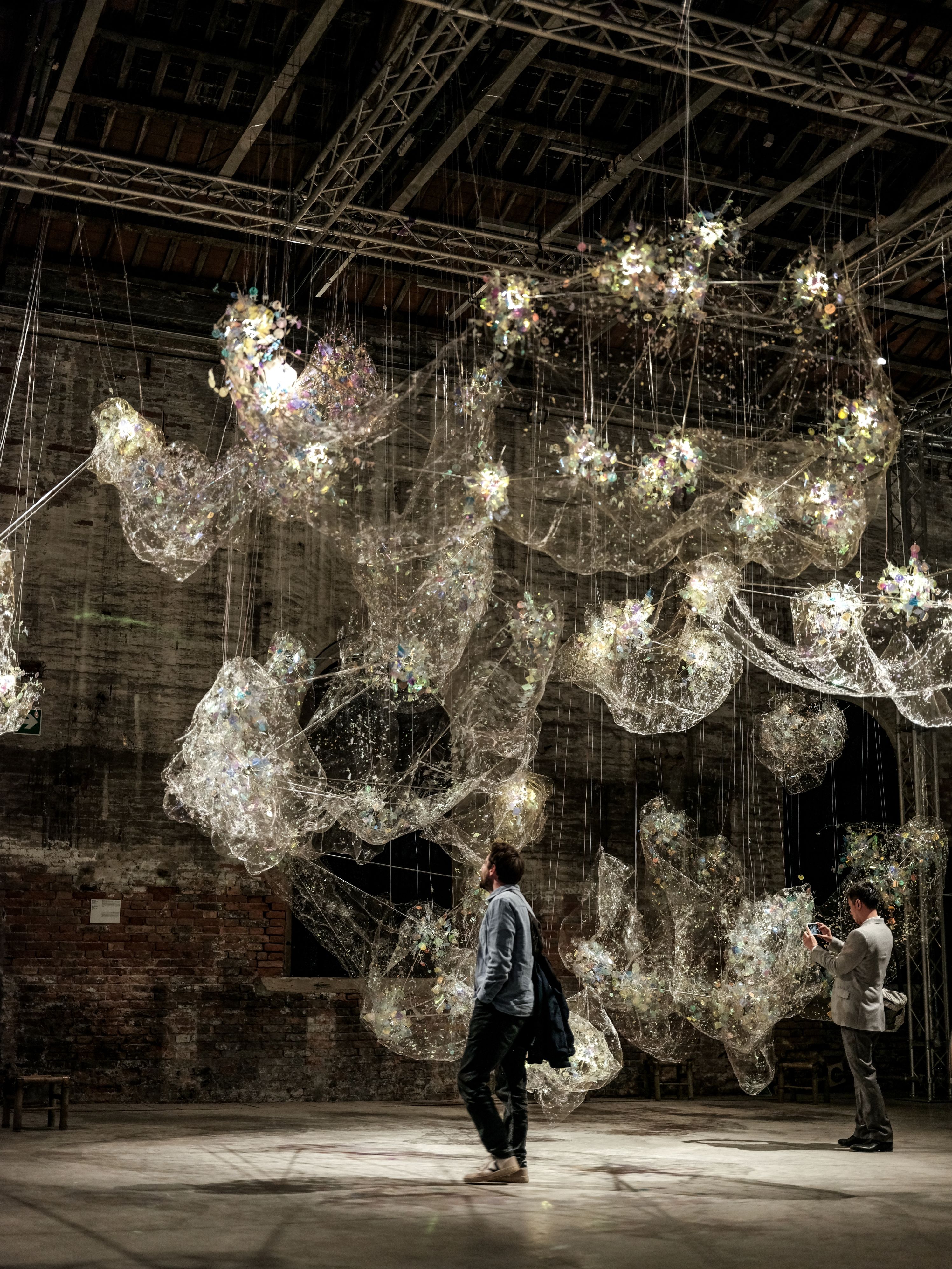 The China Pavilion &ndash; Dunhuang&middot;Con-Stella-Tion, Atelier Alter Architects PLLC. This piece reimagines the multi-religious vaults of Dunhuang as a floating urban cosmos. Each structure reflects the cosmology of a distinct civilization&mdash;embracing cultural differences and celebrating coexistence.