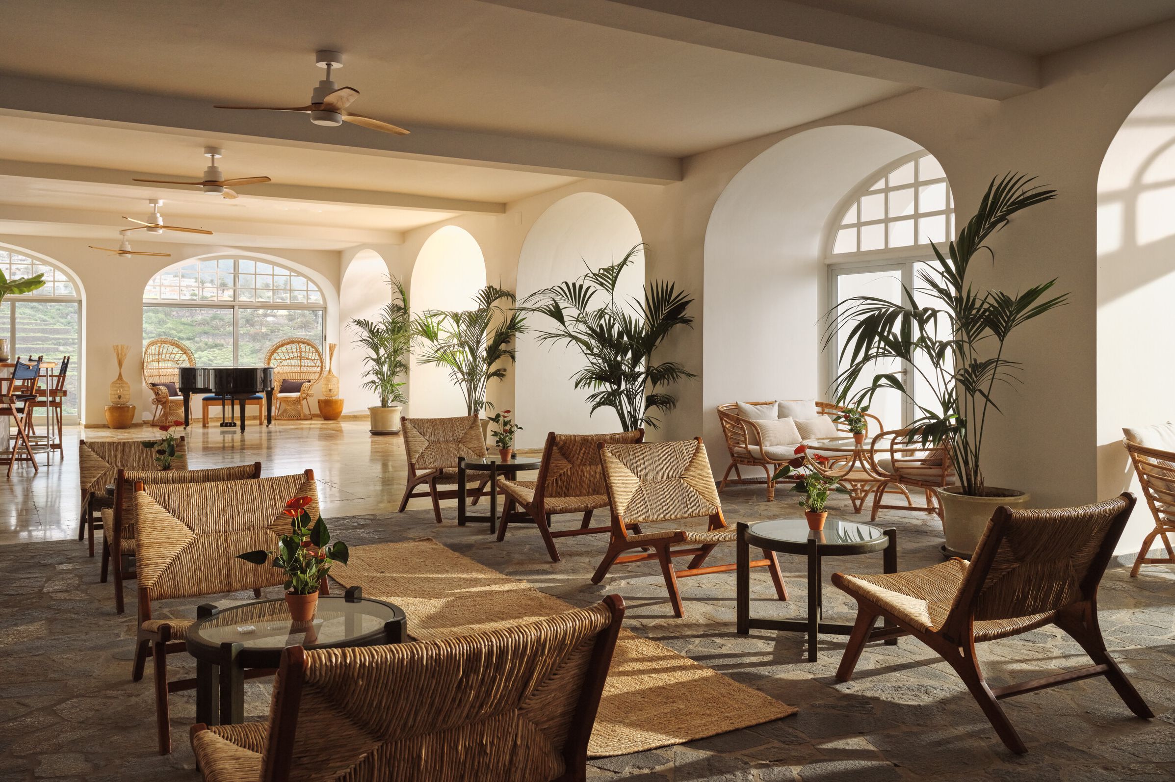 Precise Resort Tenerife Lobby sits on the Atlantic cliffs of Puerto de la Cruz following a &euro;10 million renovation.