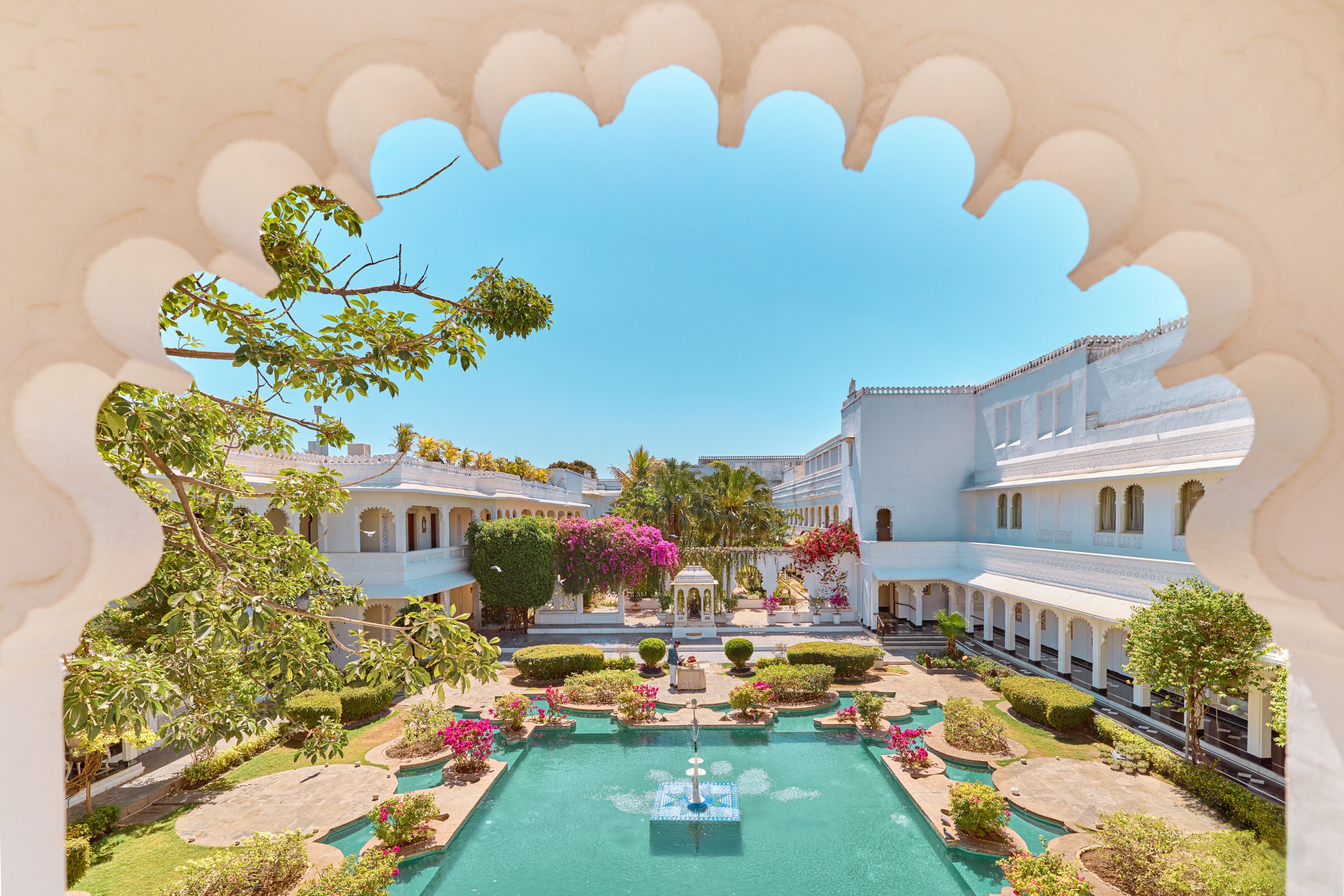 The Taj Lake Palace in Udaipur, India