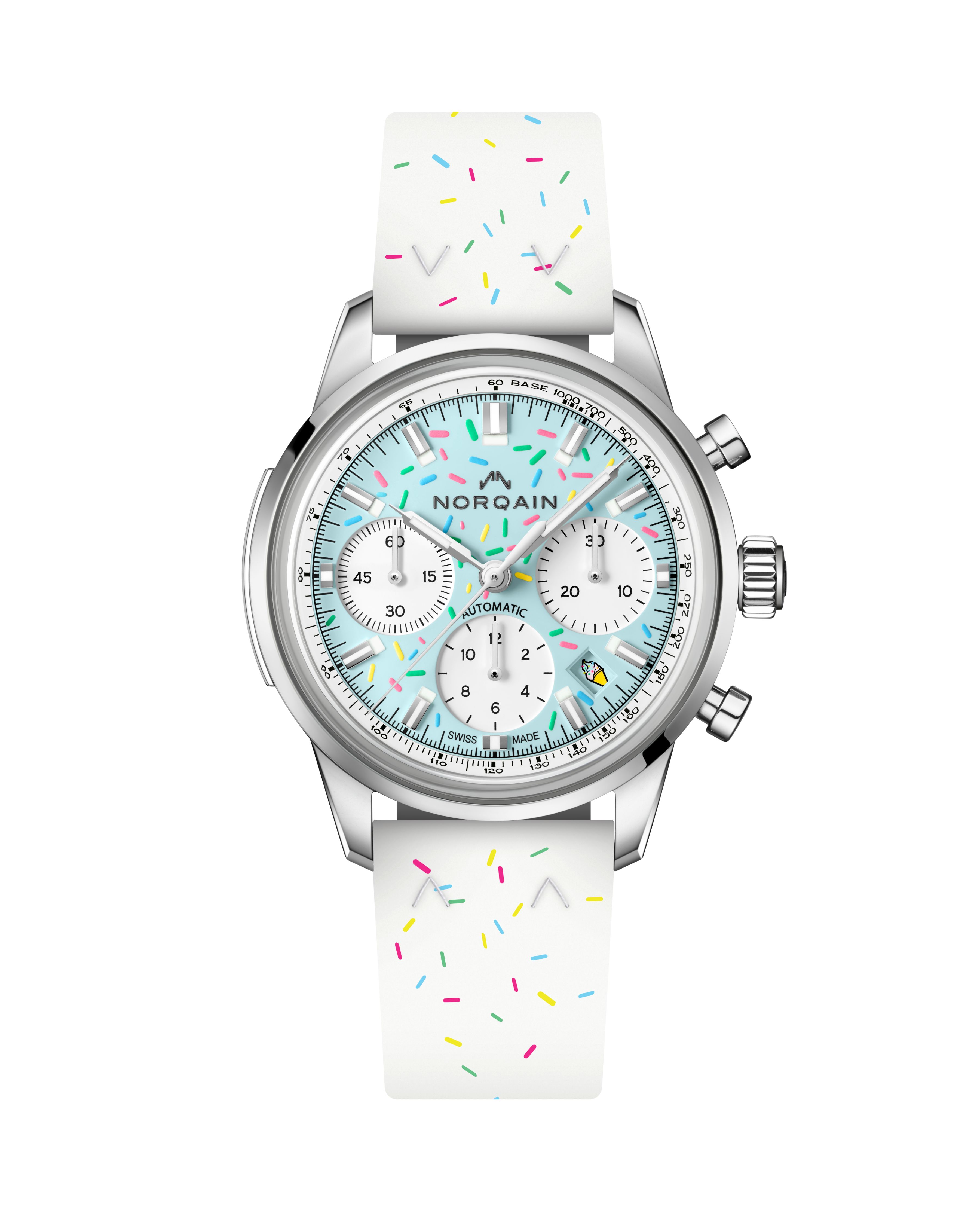 Norqain Freedom Chrono Enjoy Life "Sprinkles" - Blue