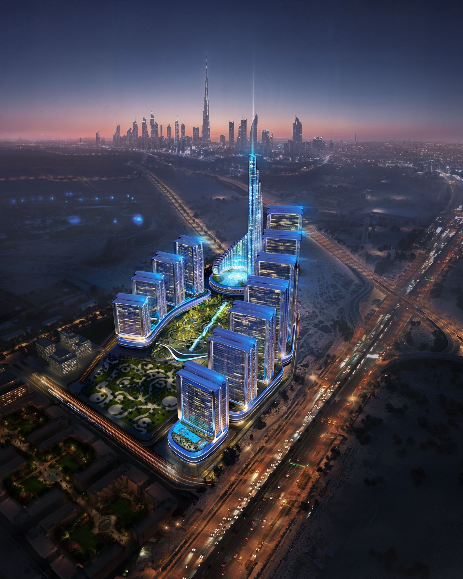 Mercedes-Benz Places | Binghatti City architectural design is the second residential project in Dubai