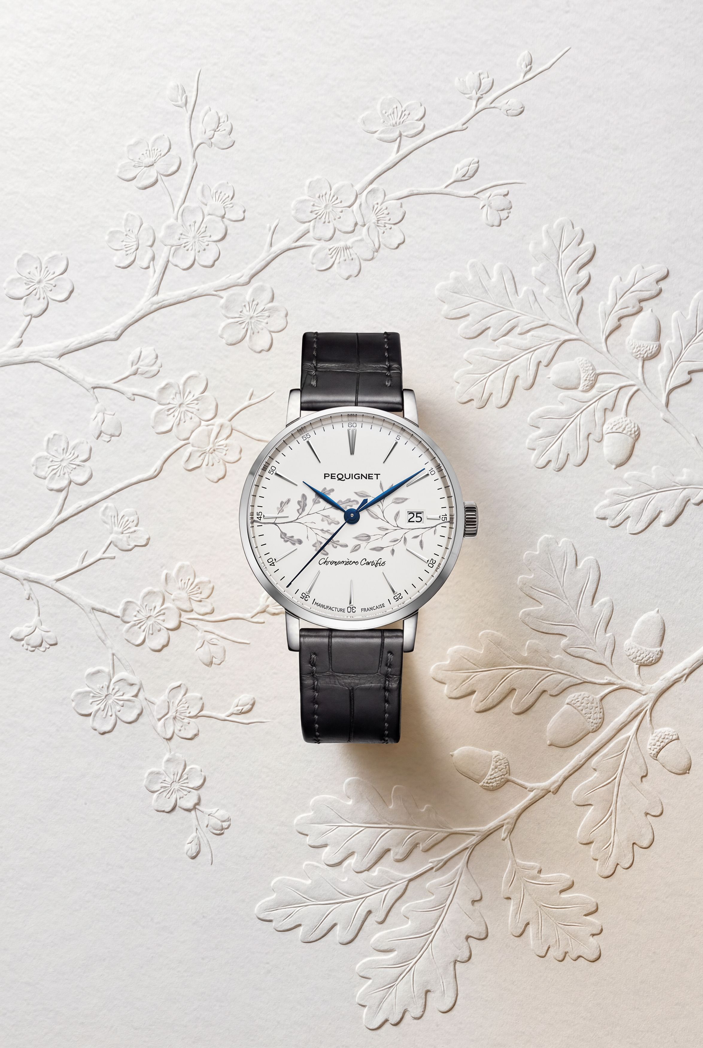 Showcasing the blend of nature and artistry, the Attitude Impériale watch was presented to His Majesty, Emperor Naruhito of Japan.