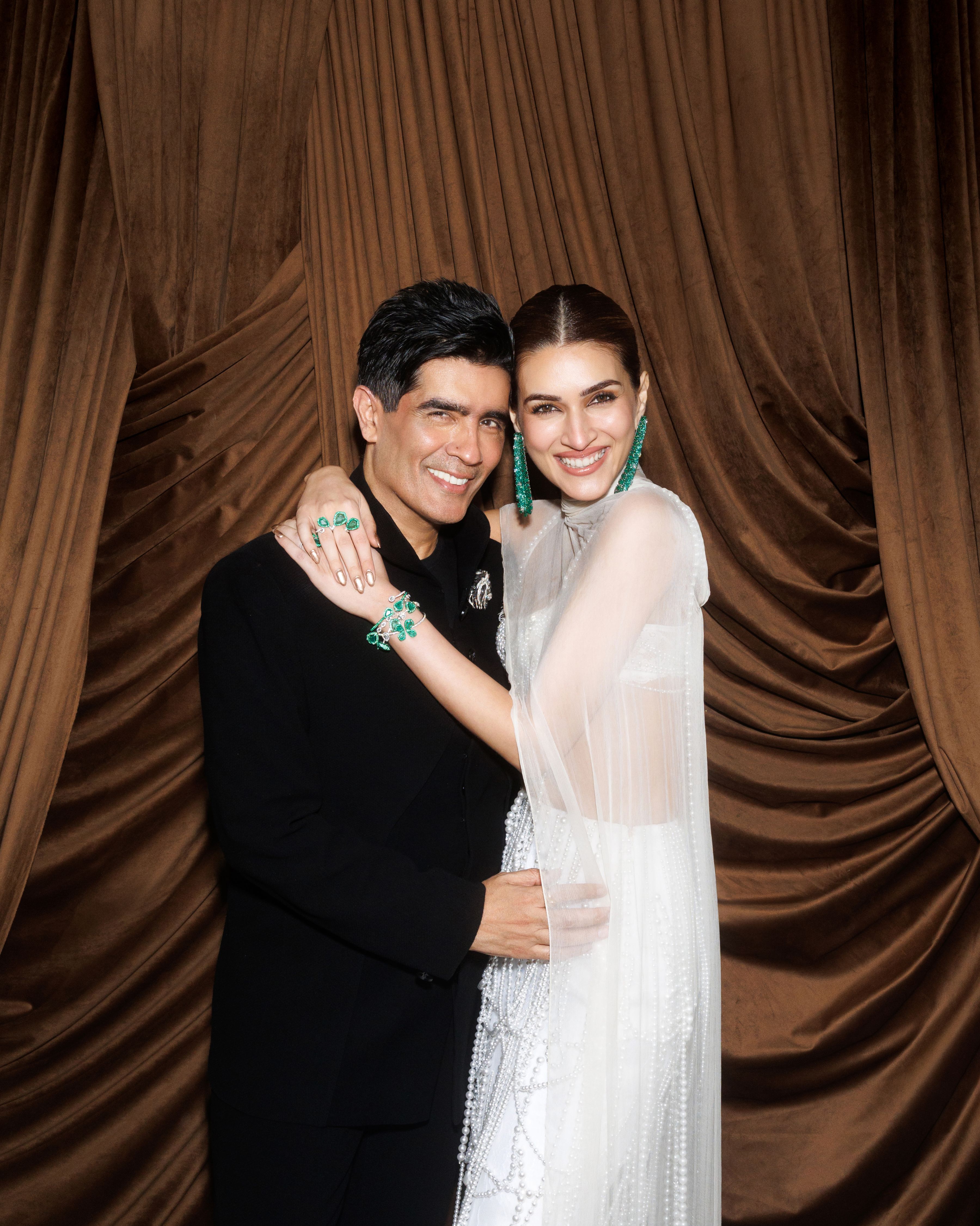 Manish Malhotra and Kriti Sanon