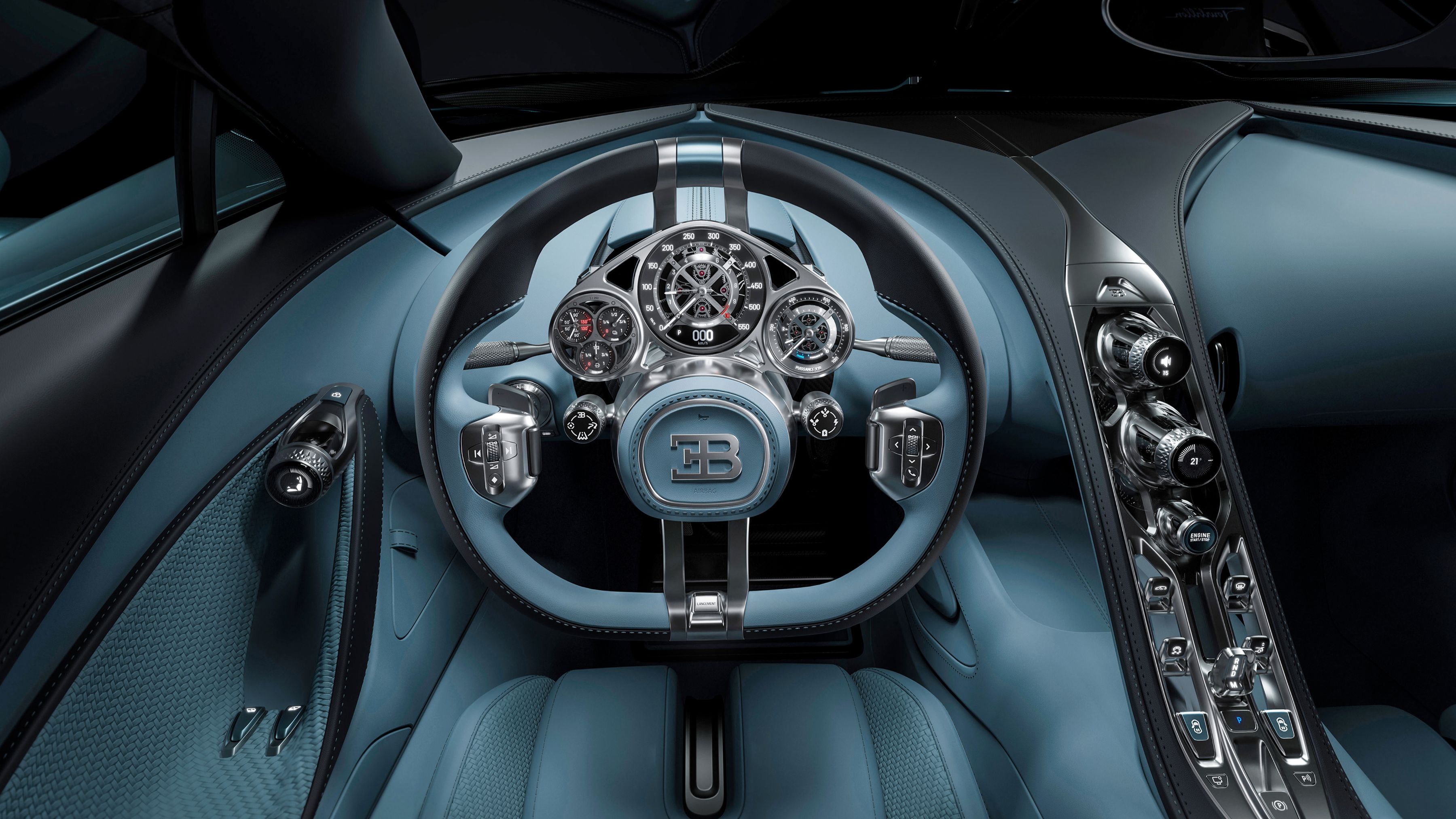 Interior of the Bugatti Tourbillon