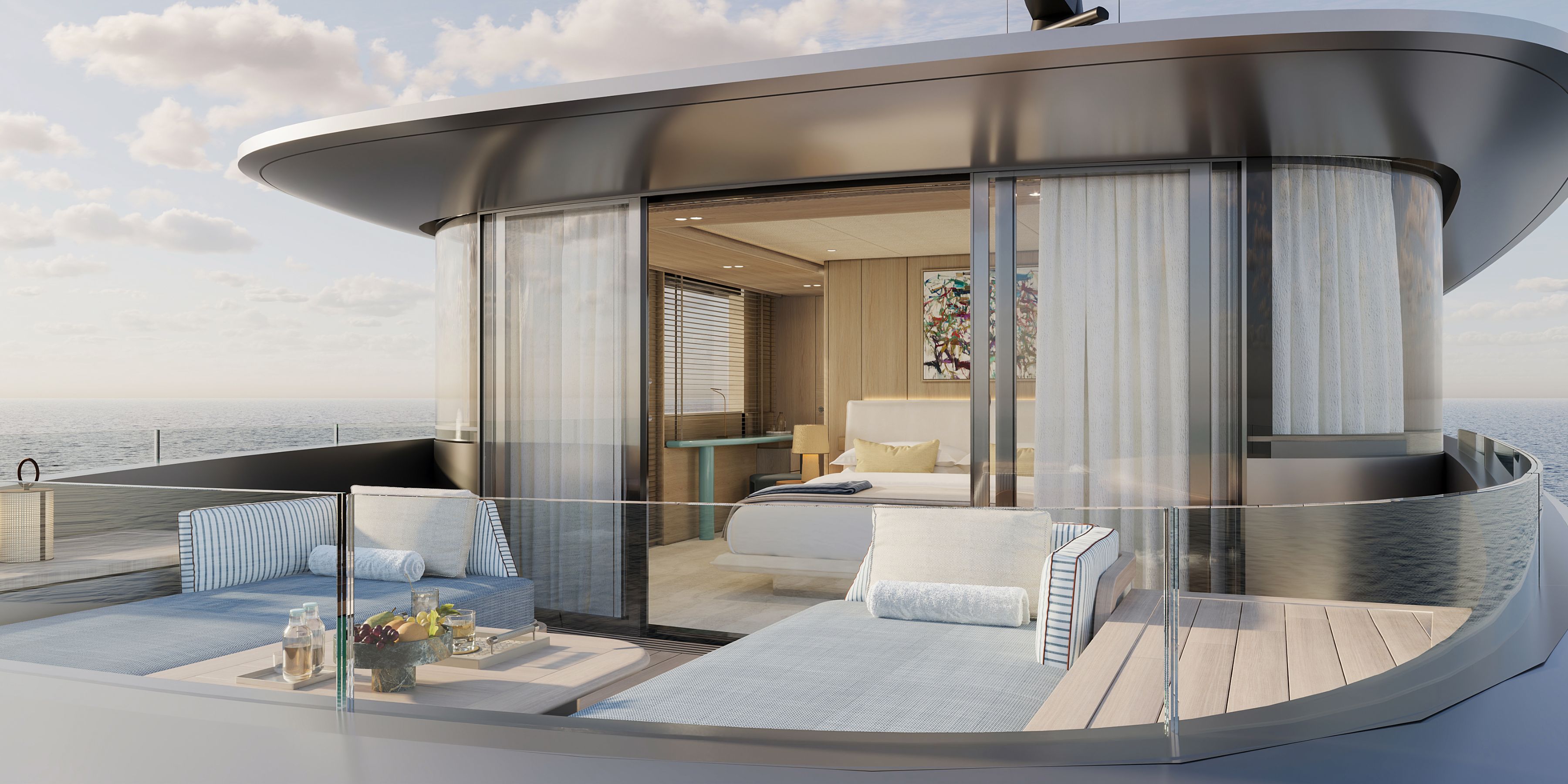 Benetti B.Neos - Master bedroom Interiors