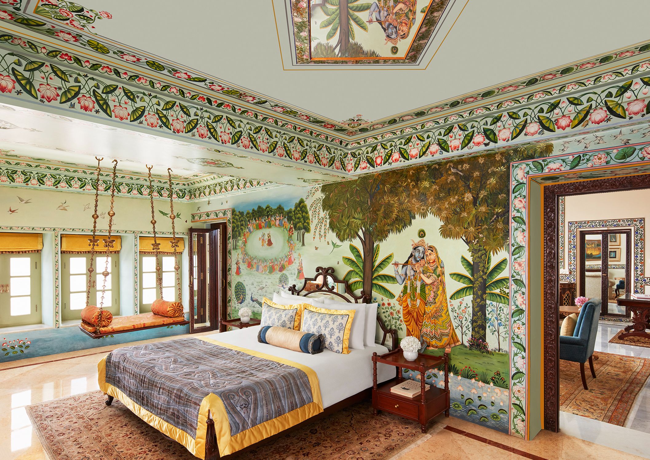 The Taj Lake Palace in Udaipur, India