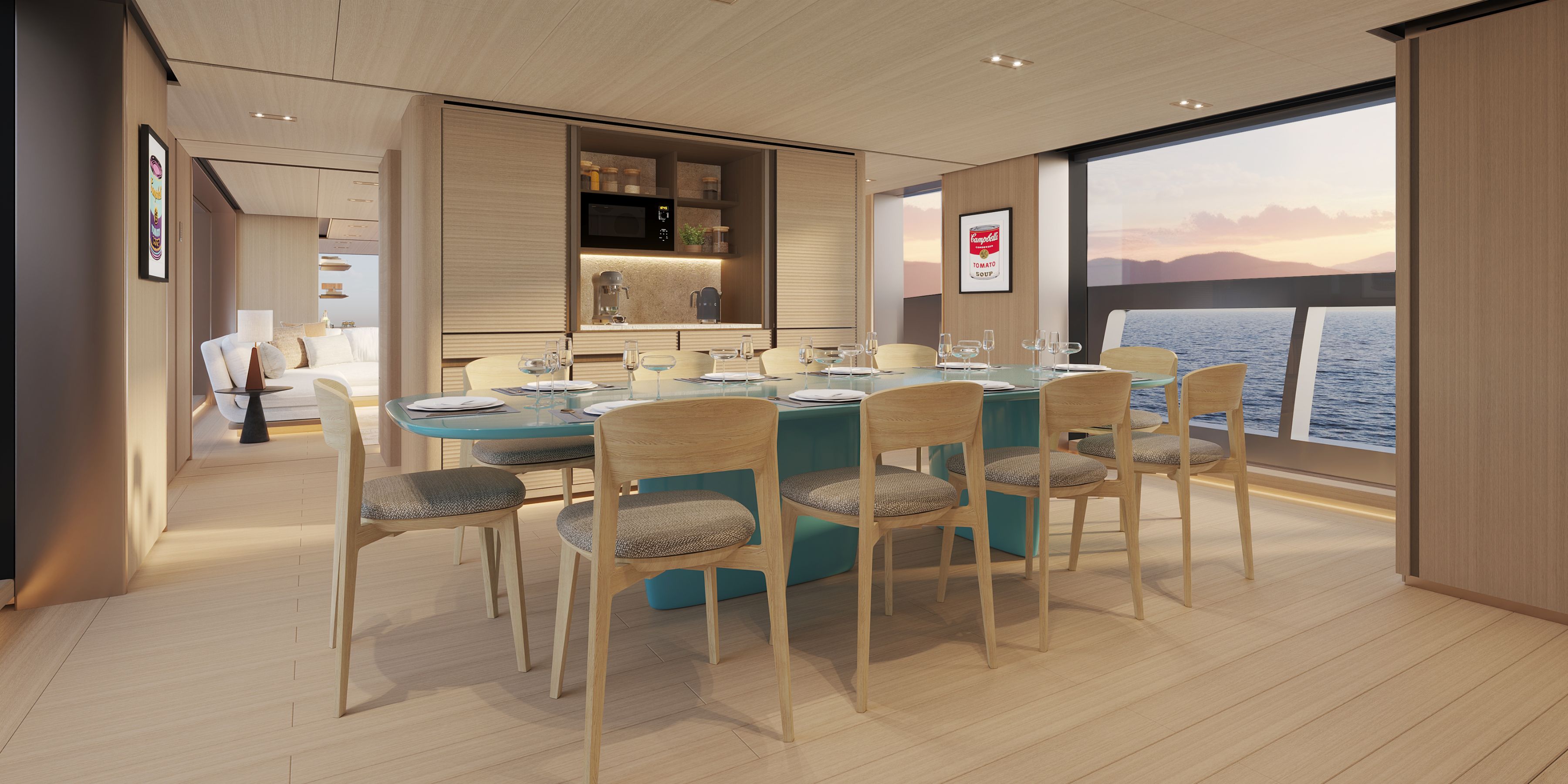 BENETTI B.NEOS - Main Deck Kitchen