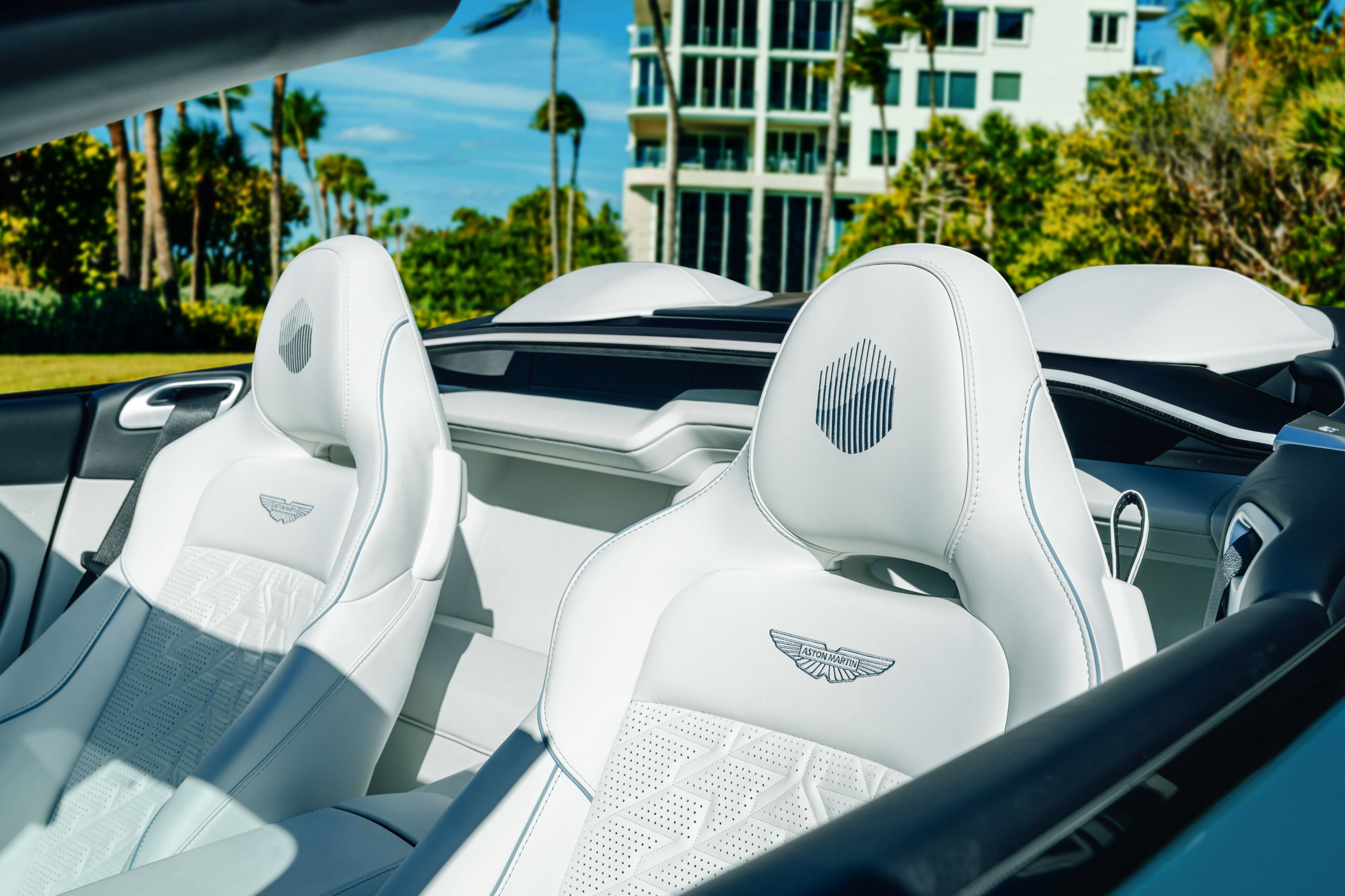 Aston Martin Wave Edition Vanquish Volante's light-filled cabin that evokes calm and balance