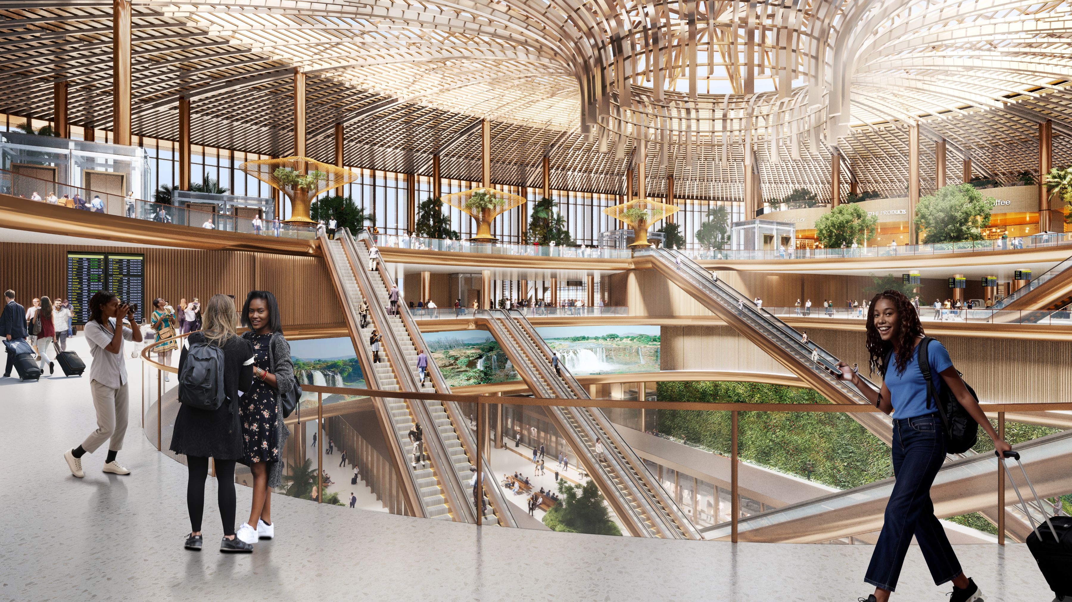 Zaha Hadid Architects Bishoftu International Airport