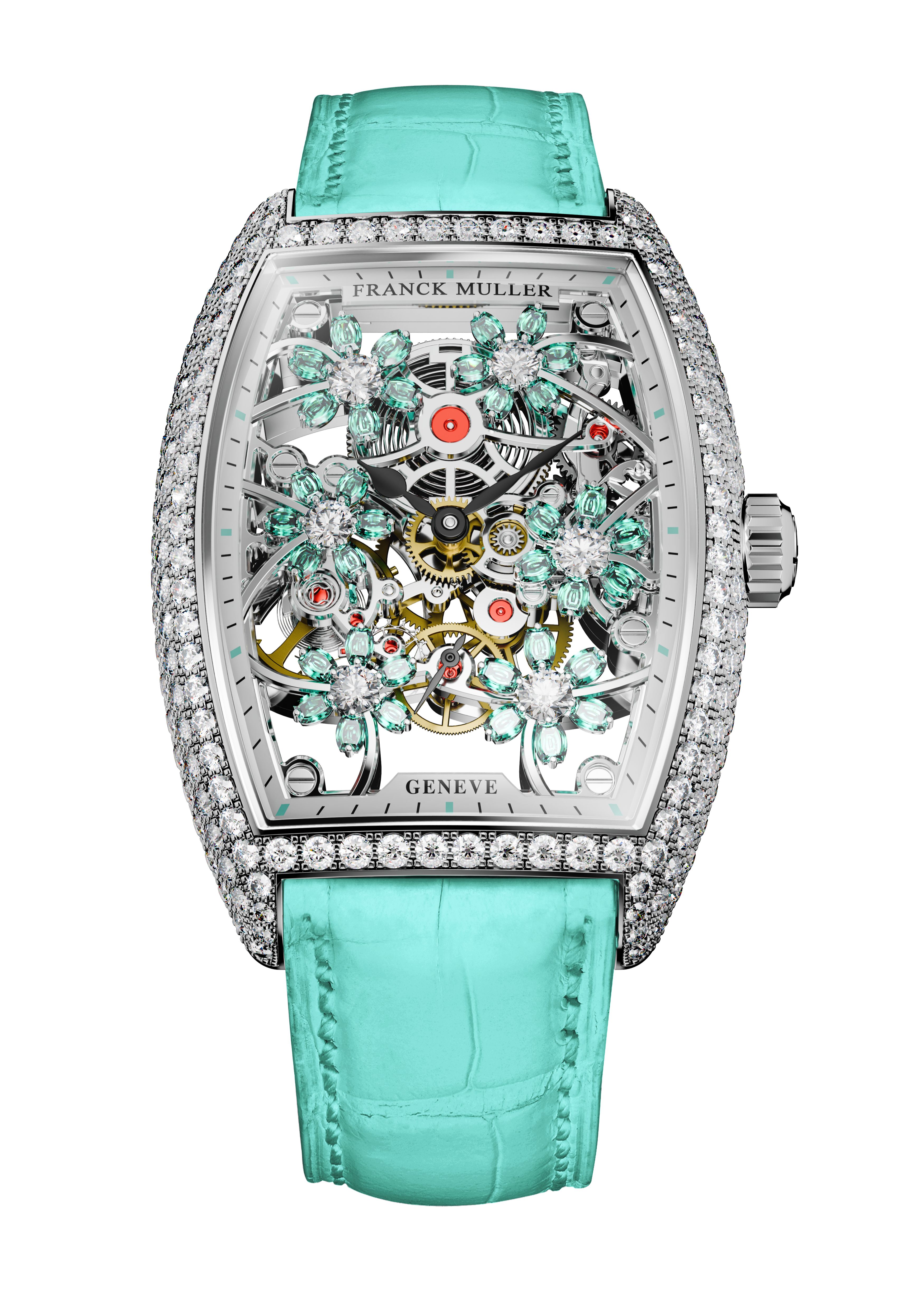 Franck Muller Cintrée Curvex Cut Flower Skeleton