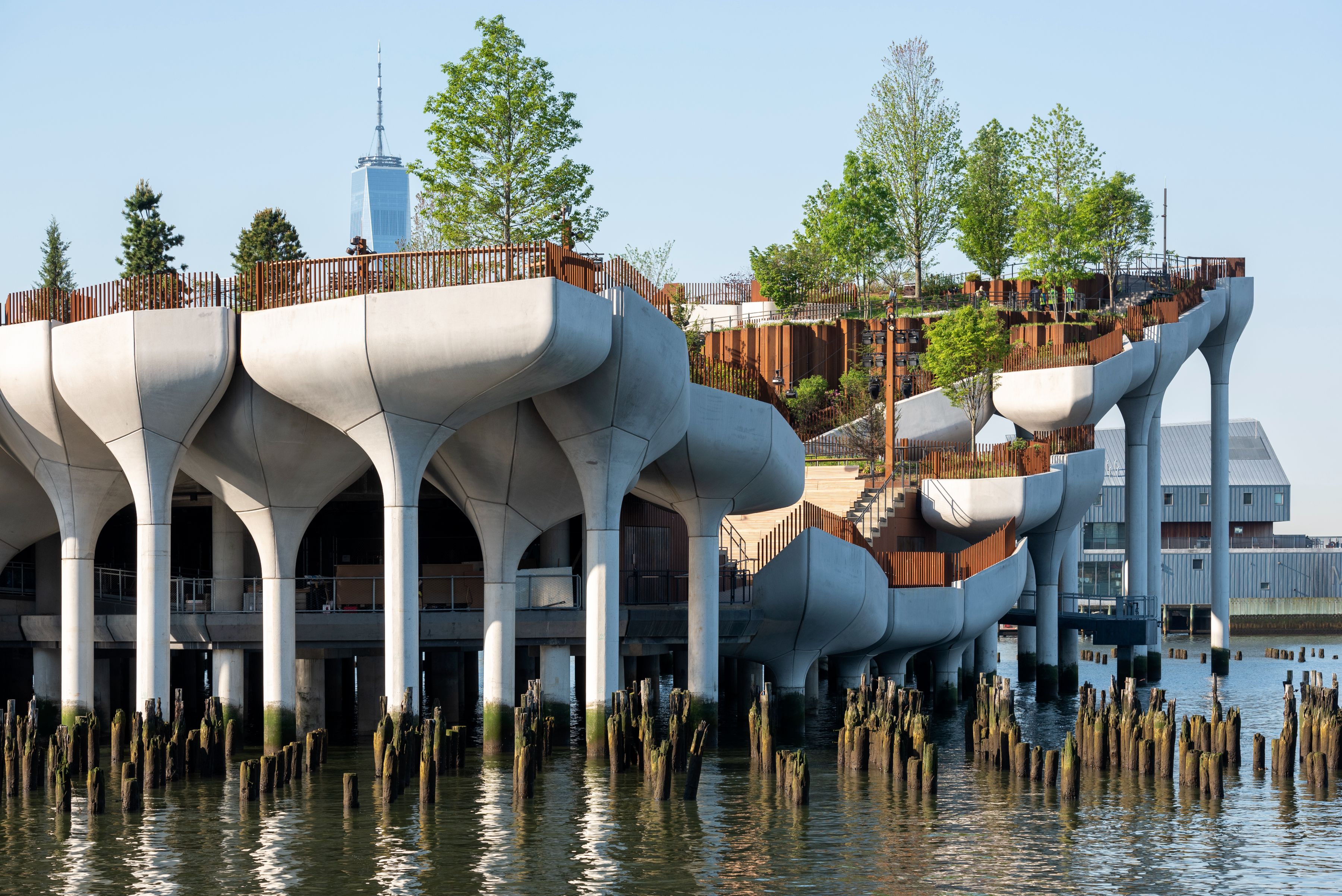 Heatherwick Architects designed Little Island and rethought a pier in Manhattan, New York