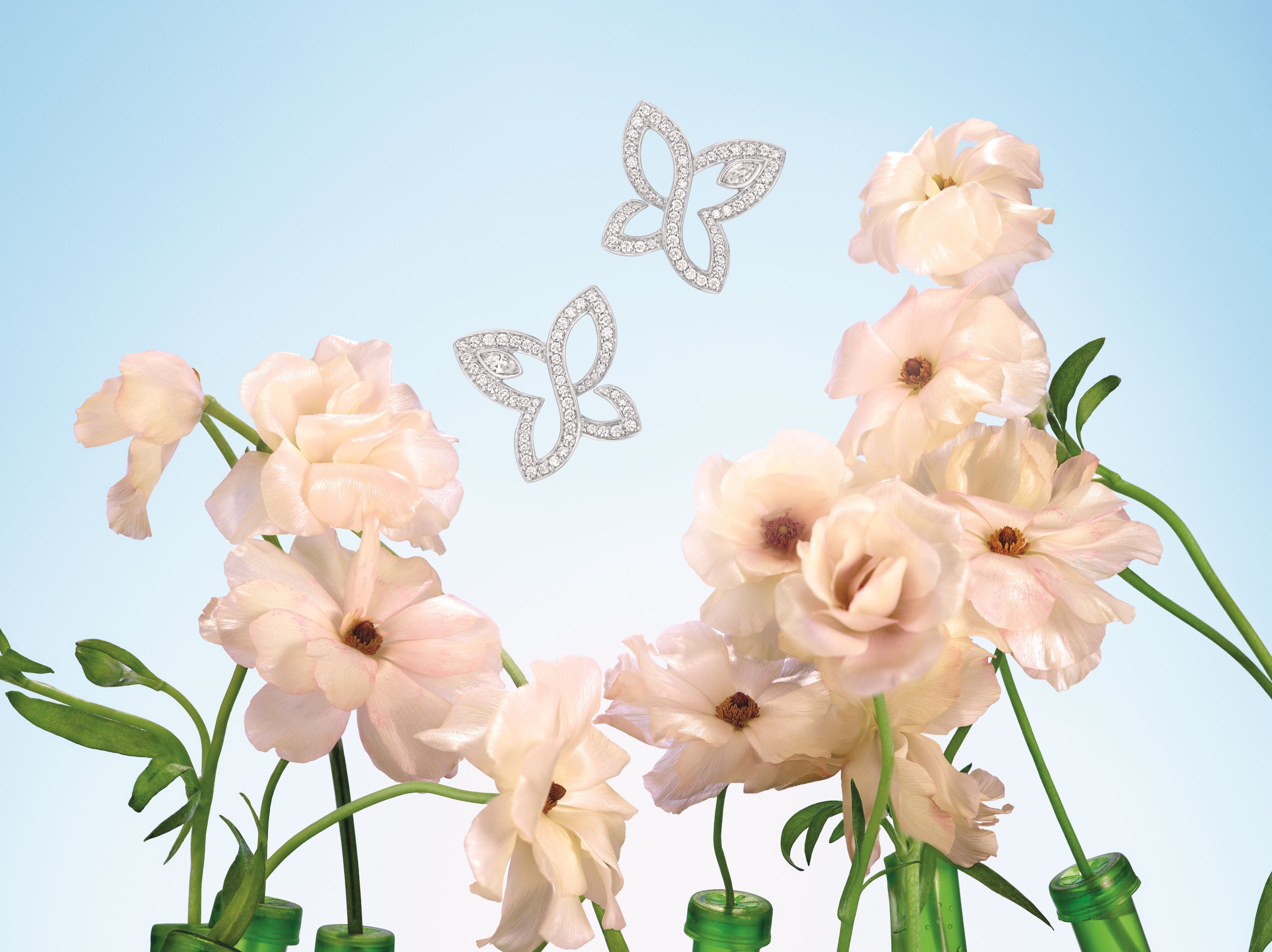 Harry Winston Jewelry Sunflower Lily Cluster Collection