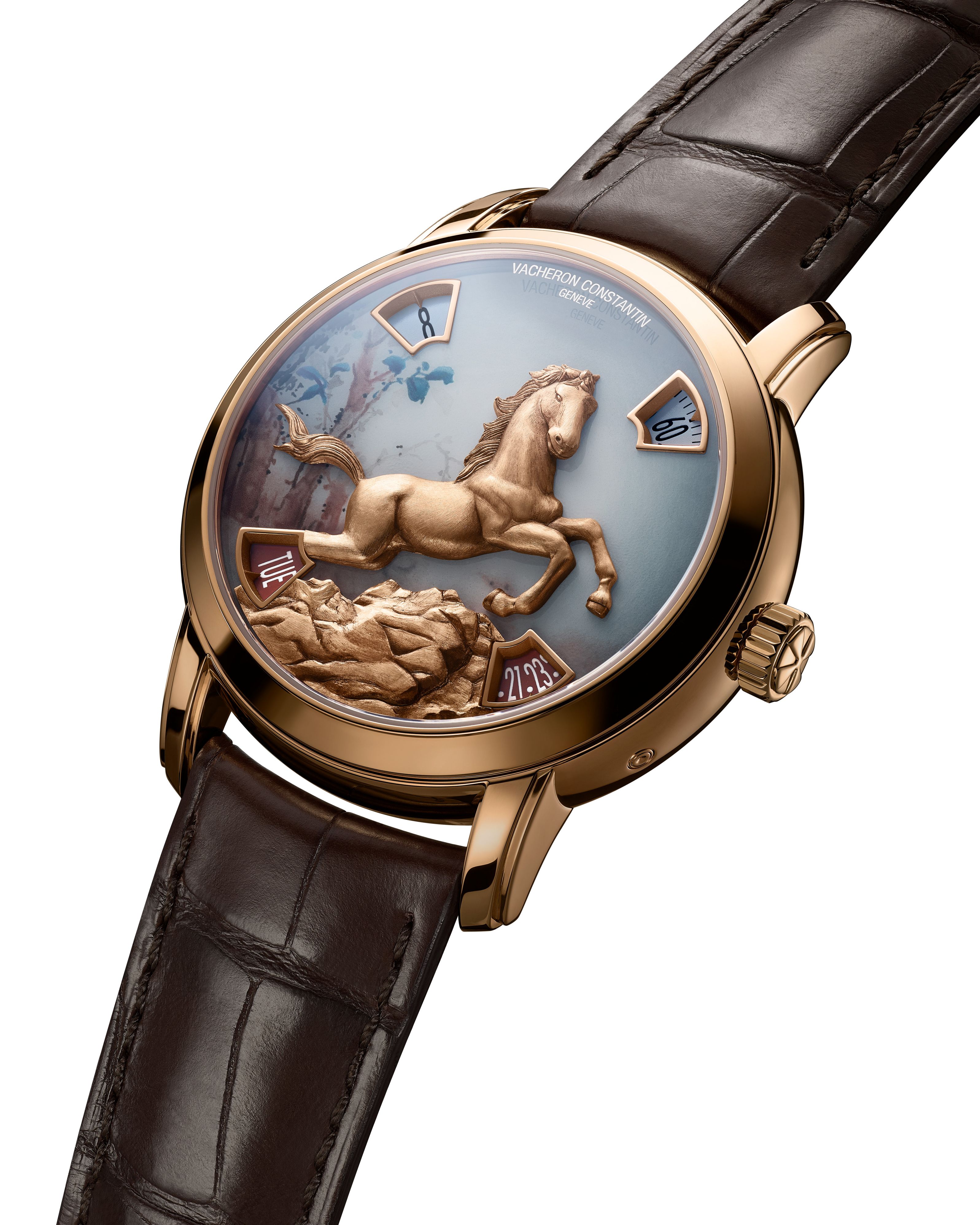 Vacheron Constantin continues its tradition with a new piece in the M&eacute;tiers d'Art The Legend of the Chinese Zodiac series, honoring its historic connection to China by celebrating the Horse sign.