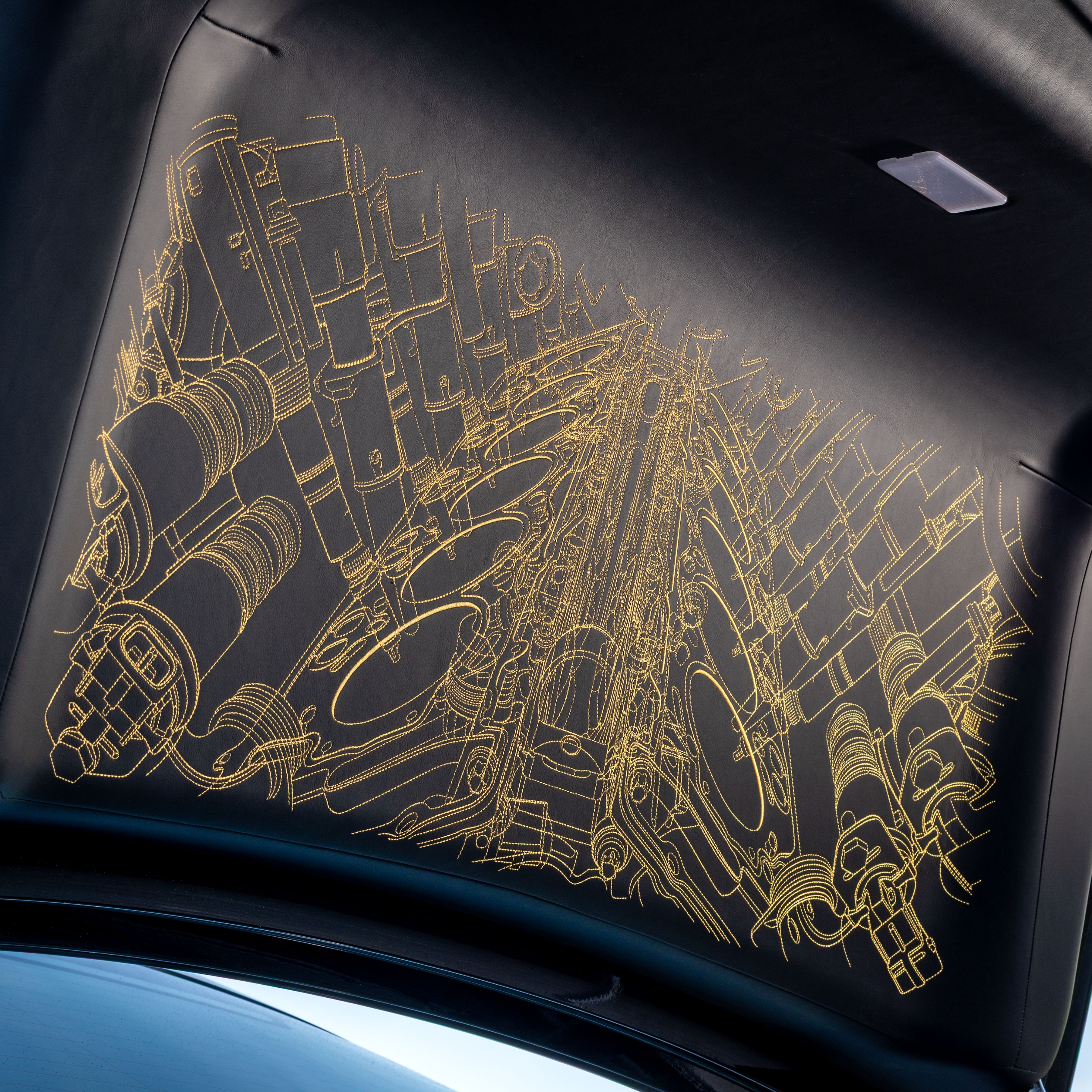 Black Badge Ghost 'Golden Era" Black and Gold boot lid B