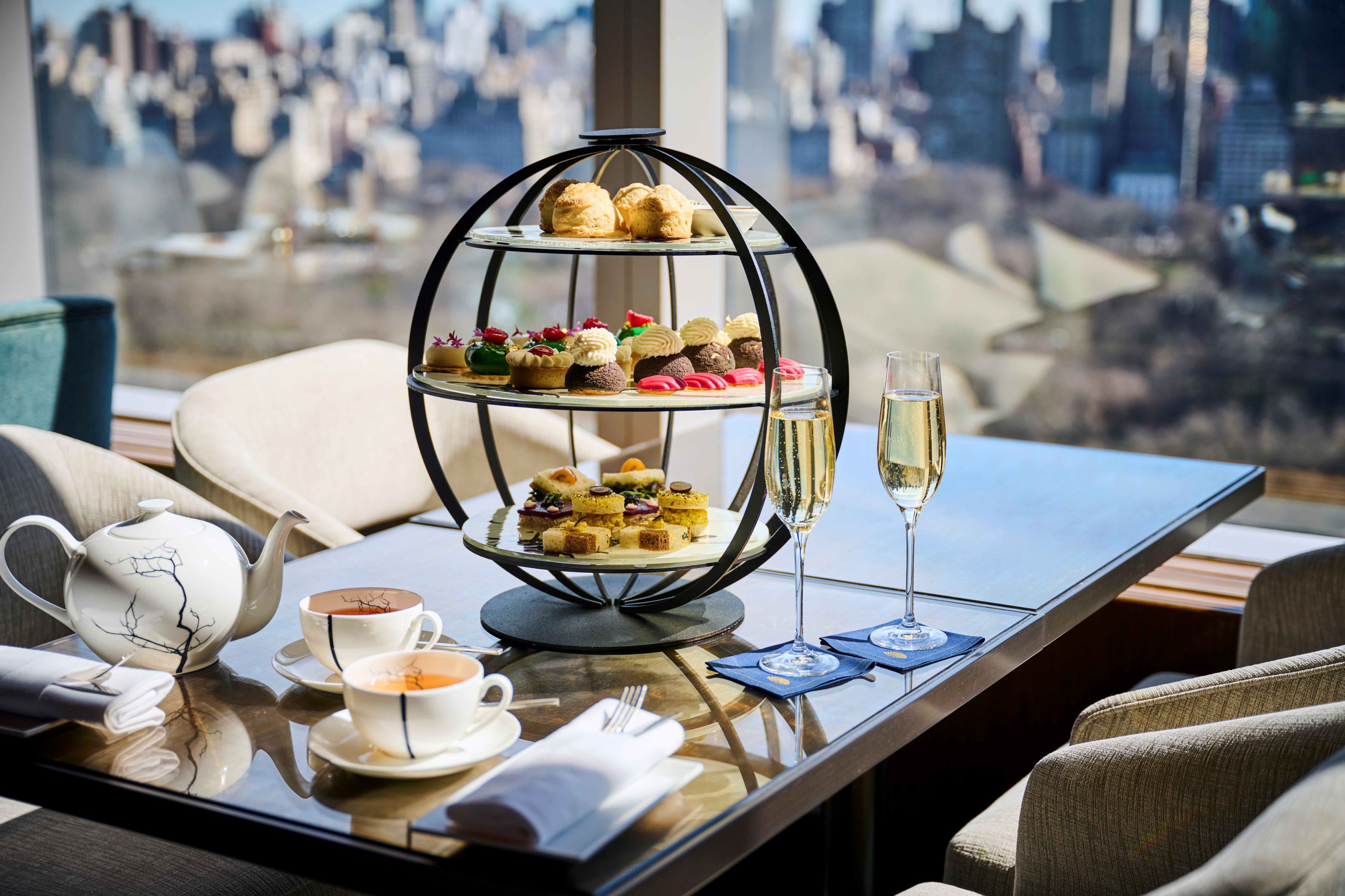 Mandarin Oriental, New York, dining destination, with the MO Lounge Afternoon Tea