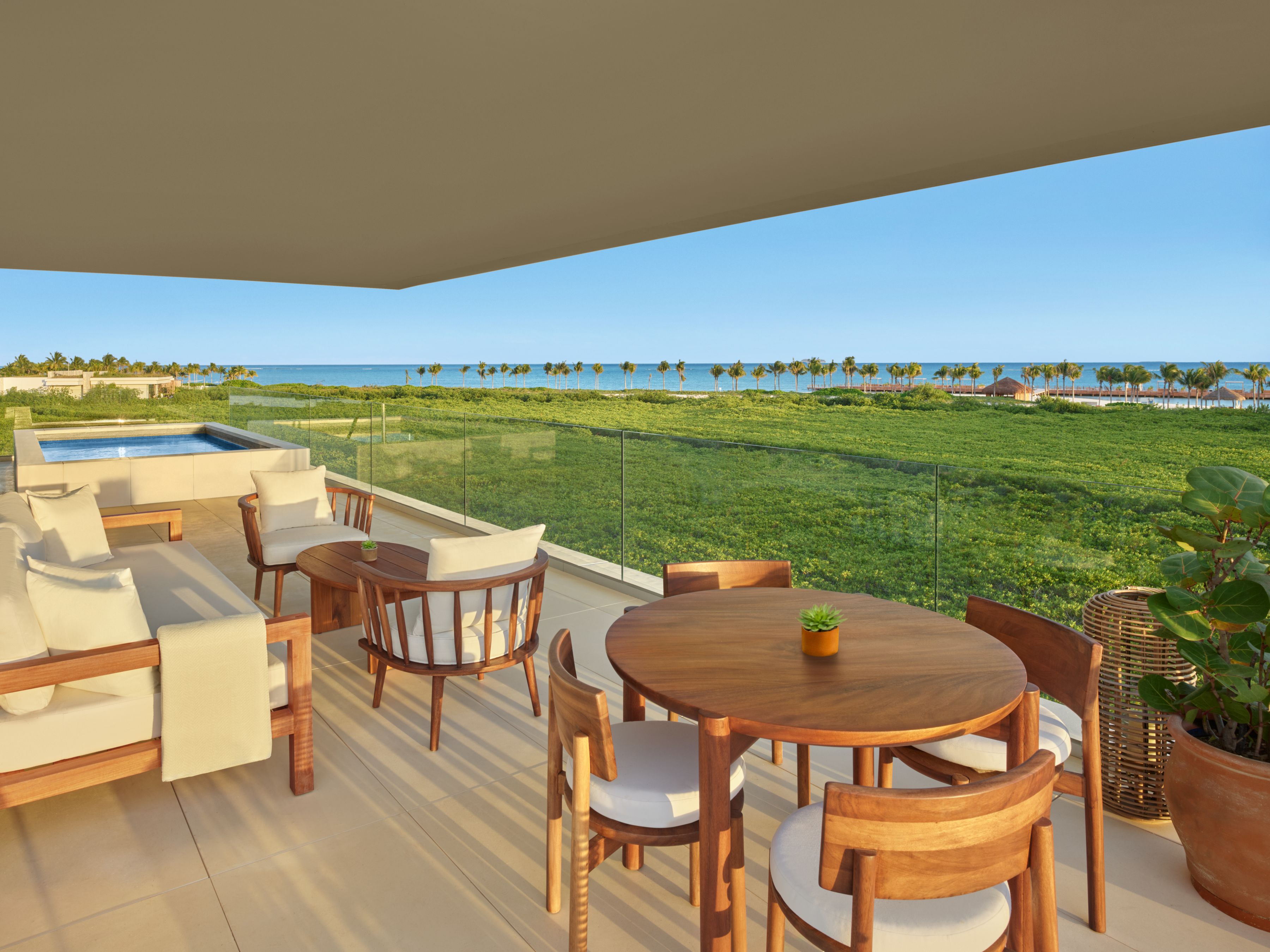 The Riviera Maya EDITION at Kanai - Obsidian Suite Terrace with Plunge Pool